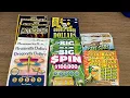 HUGE assortment of tickets from the Idaho Lottery 175 scratch off ticket session