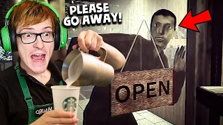 i worked ALONE at starbucks and this creepy dude wont leave - The Closing Shift