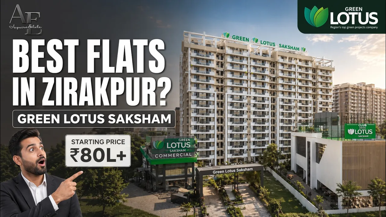 Green Lotus Saksham Zirakpur | 3/4/5 BHK Luxury Flats on Patiala Highway