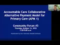 HCPF APM Community Forum