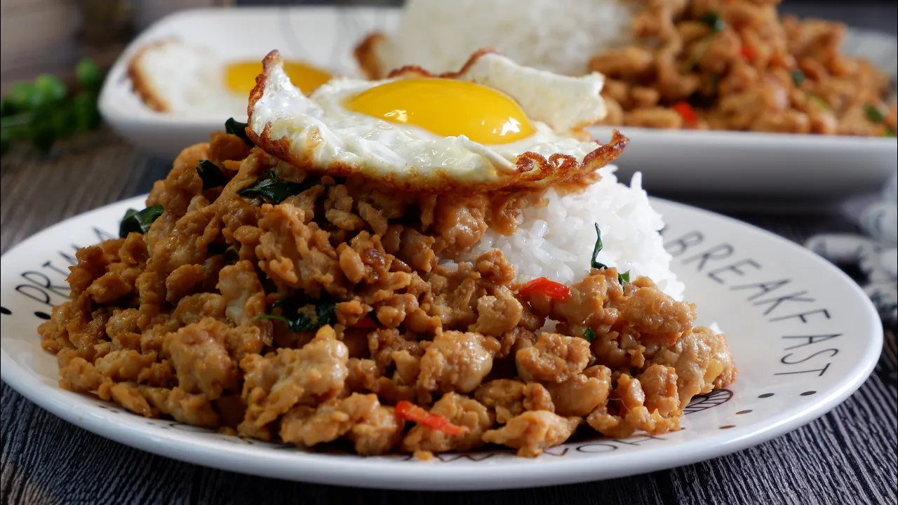 No Marinating Required! Very Tasty Thai Basil Chicken Stir Fry Recipe  Phat Kaphrao Gai