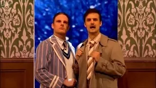 the play that goes wrong performing at the royal variety performance 2015