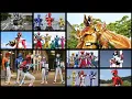 Download Lagu Super Sentai Main Team Power Up Forms Henshin and Finisher (Dynaman - Boonboomger)