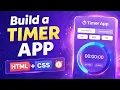 Build an Animated Timer App Using ONLY HTML CSS No JavaScript