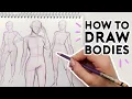 HOW TO DRAW BODIES Drawing Tutorial