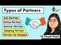 Types of Partners Types of Partners in Partnership Act 1932 Different types of Partners