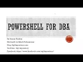 PowerShell For DBA Part-8 Write PowerShell output in email body and send as attachment