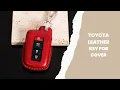 Toyota Leather Key Fob Cover for Tacoma Sequoia Tundra Avalon Camry Corolla - Instaliing guide