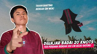 LOLOS UJI BADAI! Tes Terbang Layangan Bebean 350 cm Proyek Spesial Musim 2026 - GOJO TERBANG ELEGAN