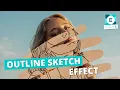 Create An Outline Sketch Effect in Pixlr E