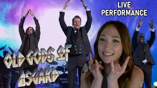 old gods of asgard herald of darkness live performance reaction the game awards 2023 alan wake 2