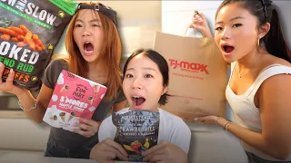 WE ATE TJMAXX FOOD FOR 24HRS…*wtf?!*