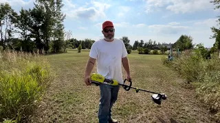Ryobi 40V 15 String Trimmer Cordless Weed-eater Review