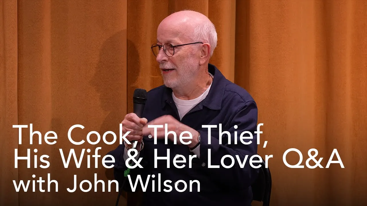 The Cook, the Thief, His Wife & Her Lover Q&A with editor John Wilson