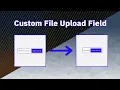 Custom File Upload Button CSS Styling File Inputs CSS CSS Tutorials