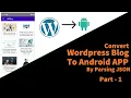 Convert WordPress Blog to Android App Using JSON API Part 1 Introduction
