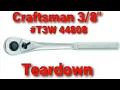 Craftsman drive long handle ratchet 44808 teardown
