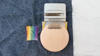 Getting Started with a Speedweve Style Mending Loom Snuggly Monkey
