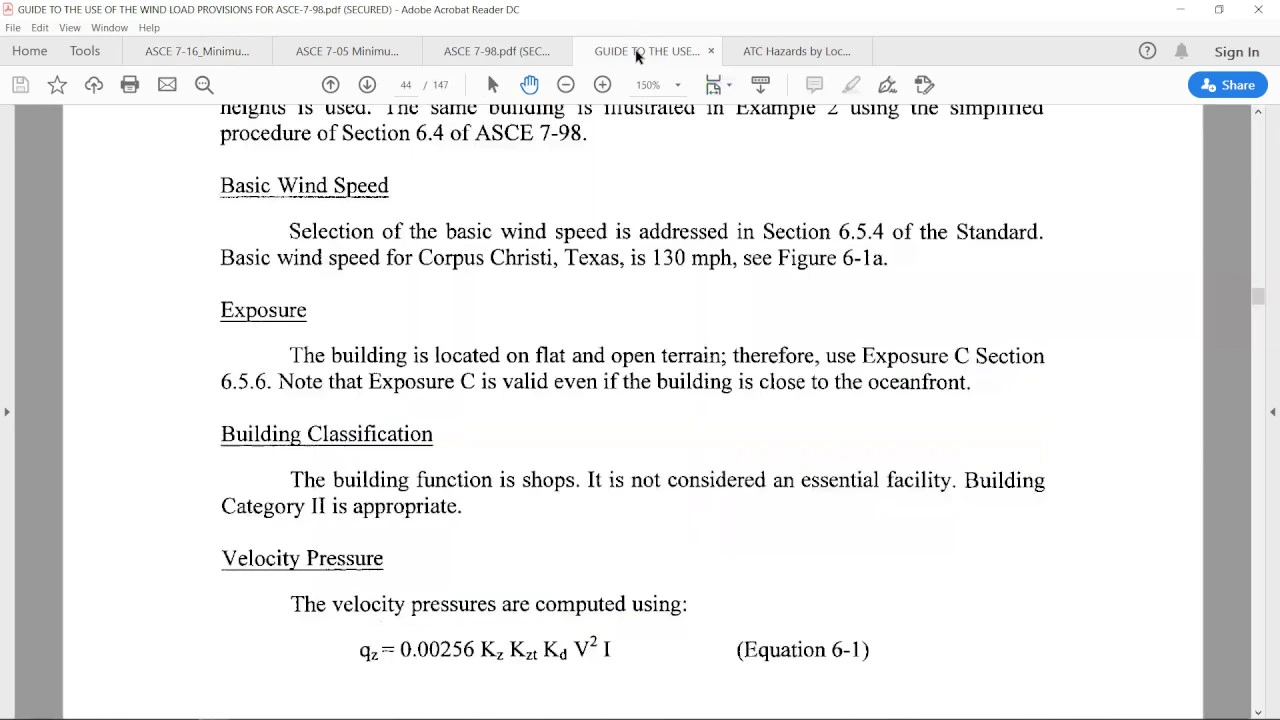 WIND LOAD MANUAL CALCULATION FOR LOW RISE BUILDING