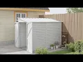 Upgrade Your Outdoor Storage with the Outsunny Metal Shed