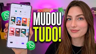 WHATSAPP MUDOU COMPLETAMENTE! 😱 5 NOVIDADES da sua ÚLTIMA ATUALIZAÇÃO