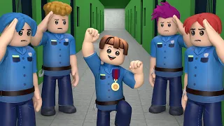 ROBLOX Brookhaven RP - FUNNY MOMENTS Fearless Little Policeman Roblox Sun