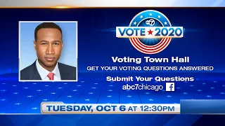 WATCH LIVE ABC 7 Chicago hosts voting virtual town hall