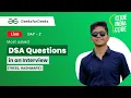 Most Asked DSA Questions in an Interview Day 2 Chirag Vaishav