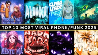 TOP 10 MOST VIRAL PHONK FUNK 2025 PART 2 
