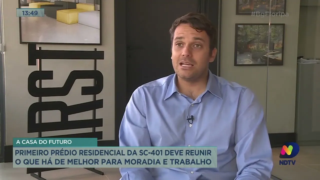 Primeiro prédio residencial da SC-401 deve reunir o que há de melhor para moradia e trabalho