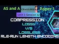 Lossy and Lossless Compression and Run Length Encoding AS A Level Computer Science9618
