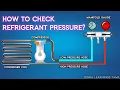 How to Check AC Gas Refrigerant Pressure Animation HVAC