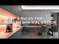 5 Tips For A Minimal Space BEAU Modern Minimal Home Transformation Condominium Interior Design