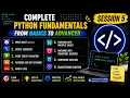print Escape Sequences Keywords Match-Case Session 5 Python Tutorial for Beginners