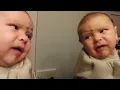 Baby ORB Scared by Mirror BRO