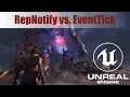 RepNotify vs EventTick in