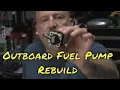 Johnson Evinrude Small Outboard Fuel Pump Rebuild - Repair or Service