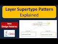 Layer Supertype Pattern Explained