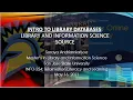 Part 1 Intro to Library Databases
