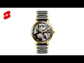 Download Lagu Rado Centrix Open Heart Watch in Black Ceramic and PVD Gold