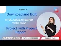 JavaScript Game Project and Project Report with Source Code for IT students A2IT Online