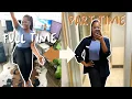 working 2 jobs to survive VLOG full time corporate part time hospitality
