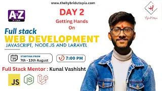 DAY-02 GETTING HANDS ON FULL STACK WEB DEVELOPMENT Using JS Node js Laravel COMPLETE 7 Days FREE