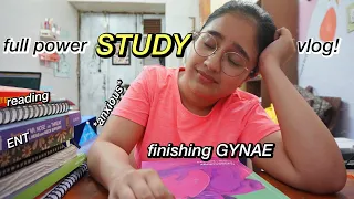 Download finished GYNAE in a week!!🥲🩺🩻 anxiety, yoga, studying | full *power* study vlog!📚📖 MP3