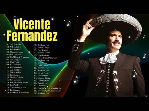 Download MP3 Vicente Fernández 70s | Las Mejores Canciones Amor Vicente Fernandez para Escuchar una y Otra Vez