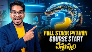 Full Stack Python Course Started Zero to Job Ready Full Stack Python in Telugu PythonLife