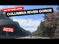 Columbia River Gorge Dashcam Timelapse Interstate 84 West Oregon Portland The Dalles Multnomah