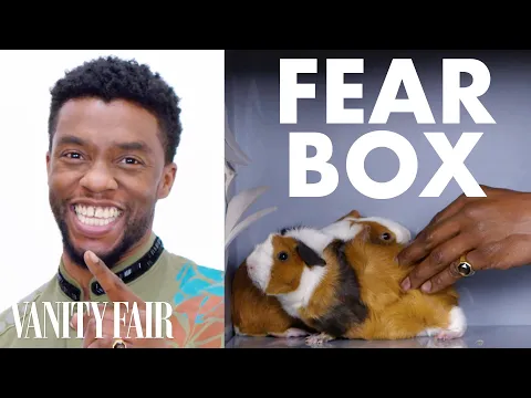 Black Panther Cast Touches a Chameleon, a Guinea Pig, and Other Weird Stuff | Fear Box | Vanity Fair