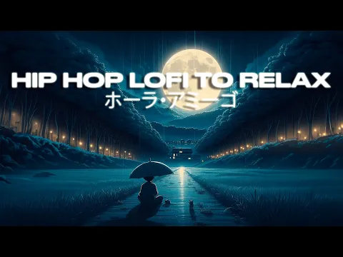 Best Lo-fi Hiphop Playlist to study 🌙 rainy drops at the park ☂️