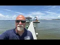 PILE DRIVING FOR A NEW MARINA INSTALLATION 18 slip with graded decking